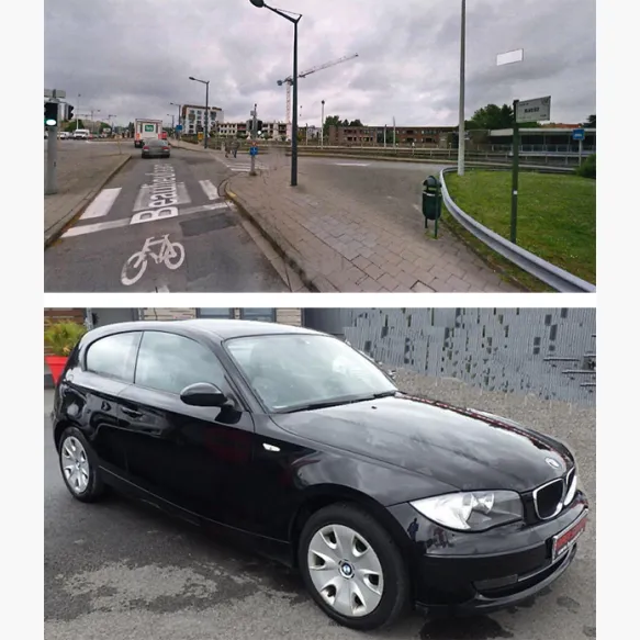 Accident et délit de fuite à Auderghem